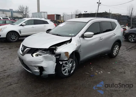 2015 Nissan Rogue S из США, поврежденный, VIN KNMAT2MT1FP585117